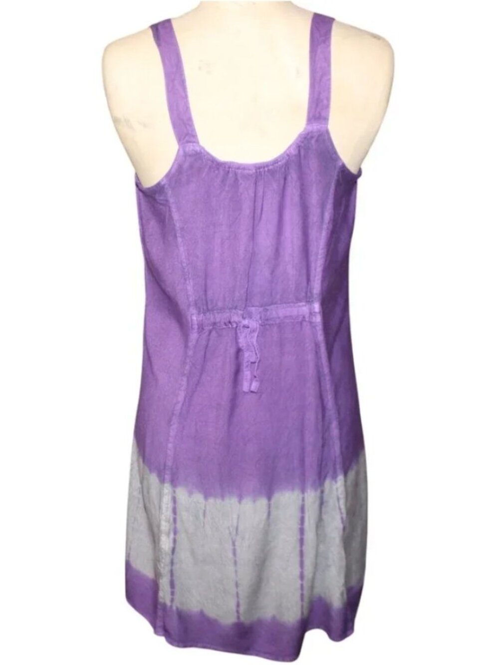 RAYA SUN Boho Summer Dress Sz S Tie Dye Hippie Sundress Coverup Beachy Coastal - Picture 6 of 11